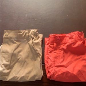Two pairs of cat and Jack boys dry fit shorts